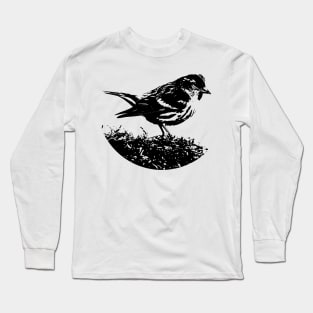 monochrome cool bird Long Sleeve T-Shirt